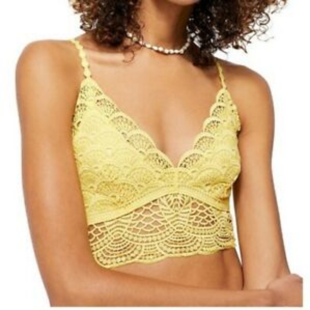 Nwt Free People Intimately Sunrise To Sunset Bralette In Size S Sunny Day